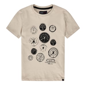 Farah T-shirt met grafische print voor kinderen (Grijs)
