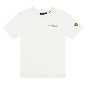 Lyle & Scott Kinderen/Kinderen Script Regular T-shirt met korte mouwen (Wit)