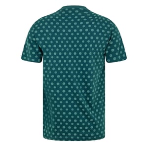 Original Penguin Heren Geometrische Ronde Hals T-Shirt (June Bug)