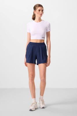 Hoge Taille Brei Shorts