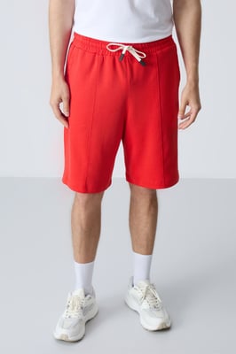 Heren Katoenmix Sweats Shorts