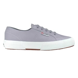 Superga Dames platte schoenen van nappaleer, maat 2750 (Blauw)