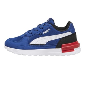 Puma Graviton Mesh Trainers voor kinderen/Kinderen (Blauw/Zwart/Wit)