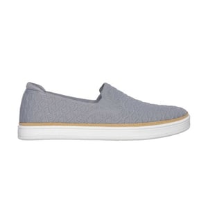 Skechers Coast Drive-loafers met structuur voor dames (Grijs)