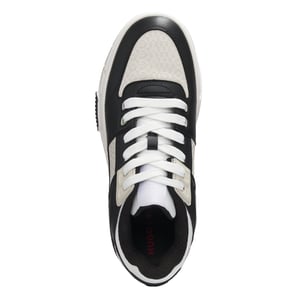 Hugo Heren Yarrow Tenn Platform Trainers (Houtskool)