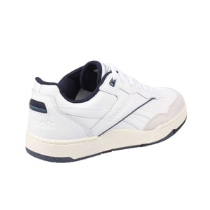 Reebok Heren BB 4000 II Leren Trainers (Wit, Marine)