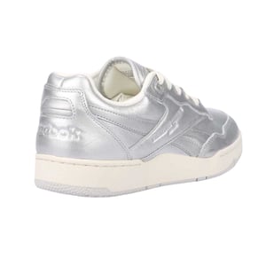 Reebok Heren BB 4000 II sneakers van metallic leer (Zilver)