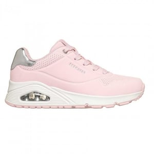 Skechers Dames Uno Stand On Air Wedge Sneakers (Roze)