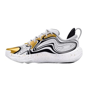 Under Armour Herr Spawn 6 Läder Basketbollskor (Vit)