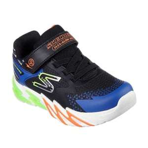 Skechers Kinderen/Kinderen S Lights Flex-Glow Bolt Trainers (Zwart Blauw)