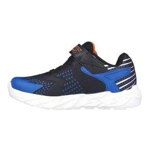 Skechers Kinderen/Kinderen S Lights Flex-Glow Bolt Trainers (Zwart Blauw)