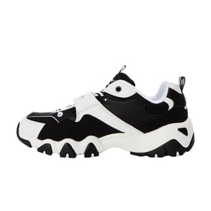 Skechers Kinderschoenen D Lites 2: stevige platte sneakers (Wit, Zwart)