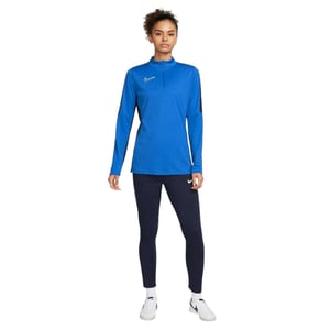 Nike Sweatshirt med dragkedja och halsringning för damer/kvinnor Performance (Blå/vit)