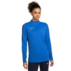 Nike Sweatshirt med dragkedja och halsringning för damer/kvinnor Performance (Blå/vit)