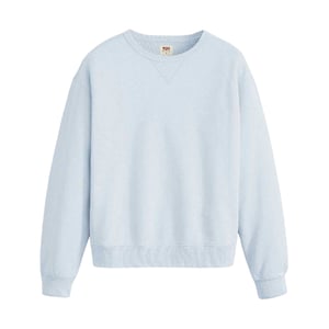 Levis Långärmad tröja med nedhasade axlar i Heritage-stil för damer (Niagara Blå)