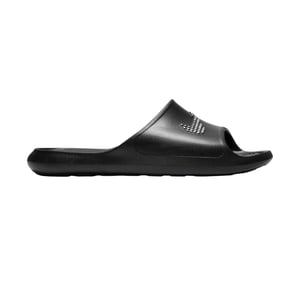 Nike Heren Victori One Swoosh Sliders (Zwart, Wit)
