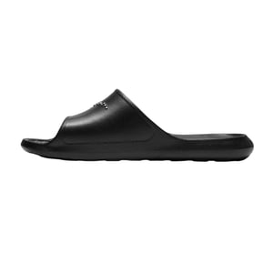 Nike Heren Victori One Swoosh Sliders (Zwart, Wit)