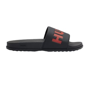 Hugo Heren-slippers met open teen (Zwart)