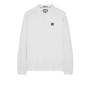 Weekend Offender Heren Dice Poloshirt met lange mouwen (Wit)
