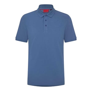 Hugo Heren Donos Katoenen Polo Shirt (Medium Blauw)