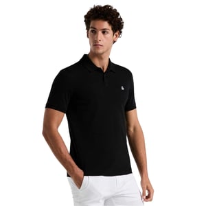 Original Penguin Heren Papa Poloshirt (Echt zwart)