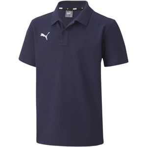 Puma TeamGoal 23 poloshirt met contrasterend logo voor kinderen, normale pasvorm (Peacoat)