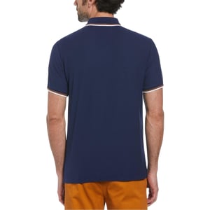 Original Penguin Heren Pete Katoenen Polo Shirt (Middeleeuws Blauw)
