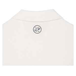 Lacoste Volwassen Unisex Roland Garros Editie Badstof Tennis Poloshirt (Crème)