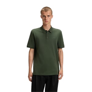 Hugo Heren Donos Katoenen Polo Shirt (Donkergroen)