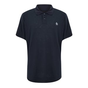 Original Penguin Heren Geborduurd Logo Poloshirt (Yale Blauw)