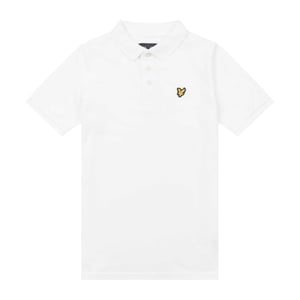 Lyle & Scott Klassiek poloshirt voor kinderen (Helder wit)