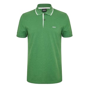 Boss Heren Firenze Poloshirt met Korte Mouwen (Groen)