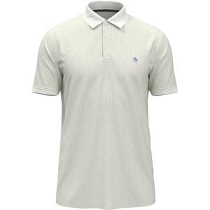 Original Penguin Heren Polka Dot Regular Poloshirt (Helder wit)