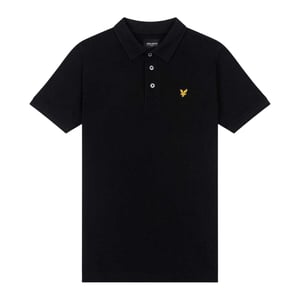 Lyle & Scott Klassiek poloshirt voor kinderen (Echt zwart)