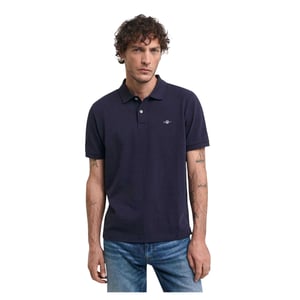 Gant Heren Archive Shield Katoenen Poloshirt (Blauw)