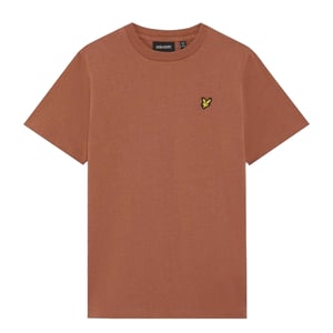 Lyle & Scott Geborduurd kinder/kinder Script T-shirt (Baksteen)