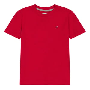 Farah Kinderen/Kinderen Denny Crew Hals T-shirt (Rood)