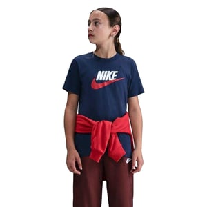 Nike Kinderen/Kinderen Sportswear Logo Katoenen T-Shirt (Middernacht marine)