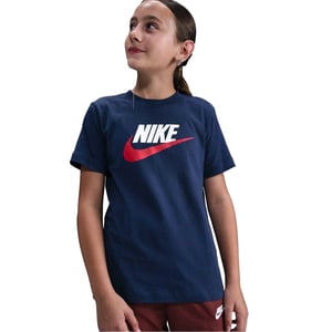 Nike Kinderen/Kinderen Sportswear Logo Katoenen T-Shirt (Middernacht marine)