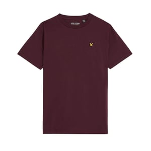 Lyle & Scott Geborduurd Logo Gewoon T-shirt Kinderen/Kinderen (Bourgondië)