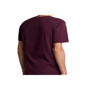 Lyle & Scott Geborduurd Logo Gewoon T-shirt Kinderen/Kinderen (Bourgondië)
