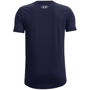 Under Armour Jongens Logo T-shirt met korte mouwen (Marine/Grijs)