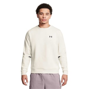 Under Armour Sweatshirt Unstoppable för herrar (Vit/Svart)