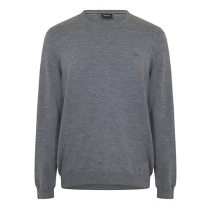 Boss Heren Crew Neck Regular Sweatshirt met lange mouwen (Medium Grijs)