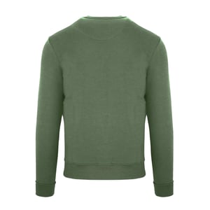 Aquascutum Heren geribbeld sweatshirt (Militair Groen)