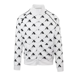 Aquascutum Heren Funnel Neck Raglan Track Jacket (Wit)