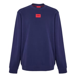 Hugo Heren Diragol Sweatshirt met ronde hals (Marine)