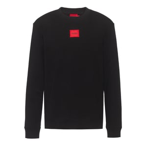 Hugo Heren Diragol Sweatshirt met ronde hals (Zwart)