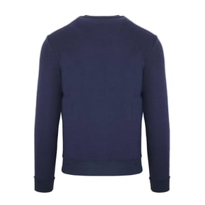 Aquascutum Ribbad Sweatshirt för herrar (Marinblått)