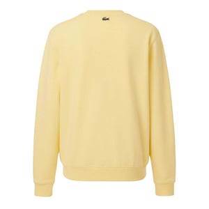 Lacoste Unisex fleece-sweatshirt met logo voor volwassenen (Geel)